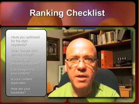 Search Engine Optimisation Checklist