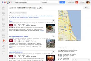 Google+ Local Zagat Reviews