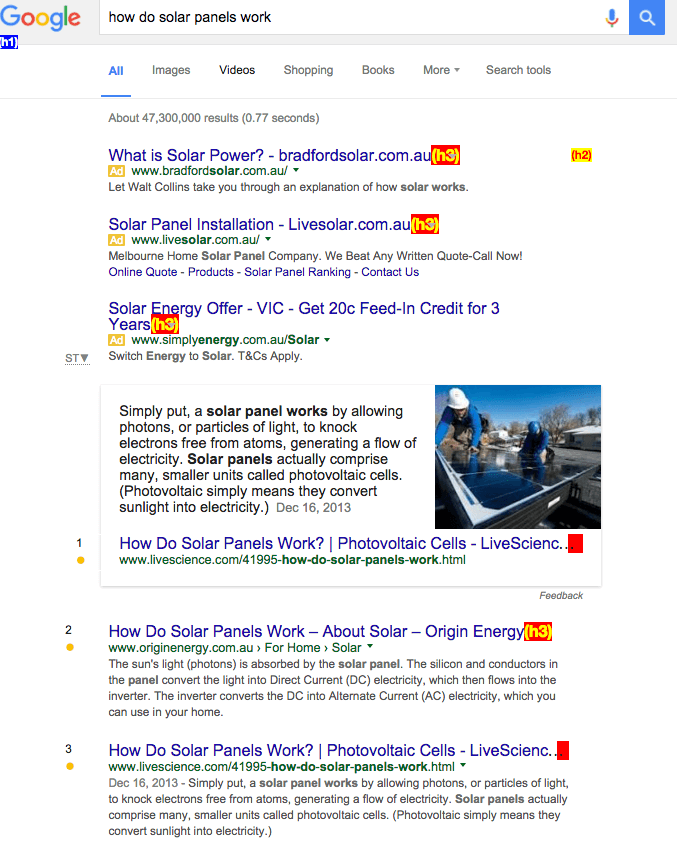 Google's Featured Answer & SEO