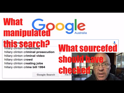 What Is Manipulating Search For Hillary Clinton