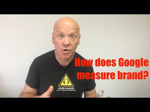 How does Google measure brand