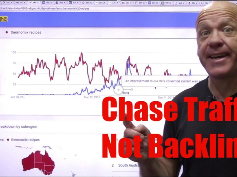 Chase Traffic Not Backlinks