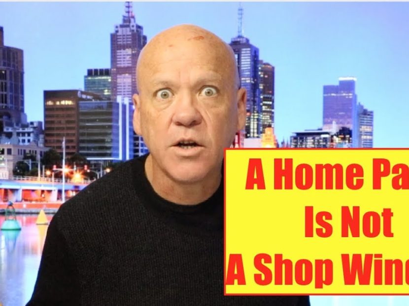 A Home Page Is Not A Shop Window