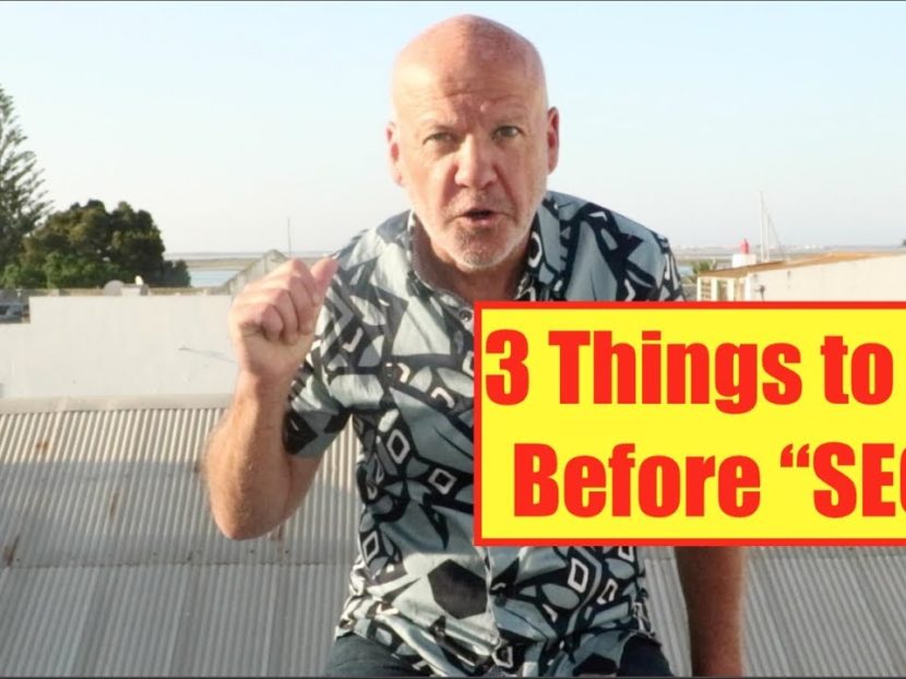 3 things to do before SEO