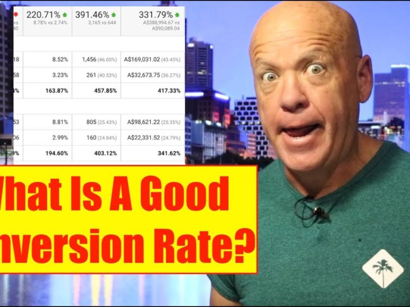 What is a good conversion rate?